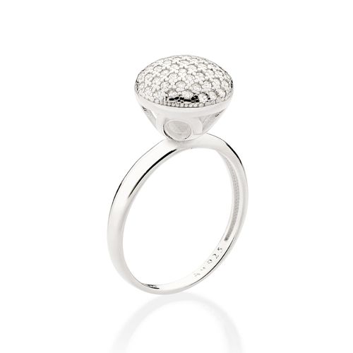ANEL DE PRATA 925 COM ZIRCÔNIAS
