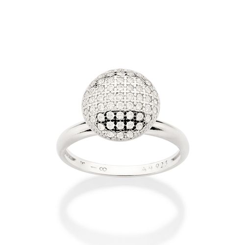 ANEL DE PRATA 925 COM ZIRCÔNIAS
