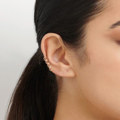 BRINCO PIERCING DE PRESSÃO BANHADO A OURO 18K