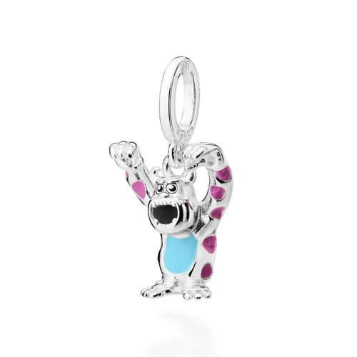 PINGENTE SULLEY EM 3D DE PRATA MACIÇA 925 COM RESINA