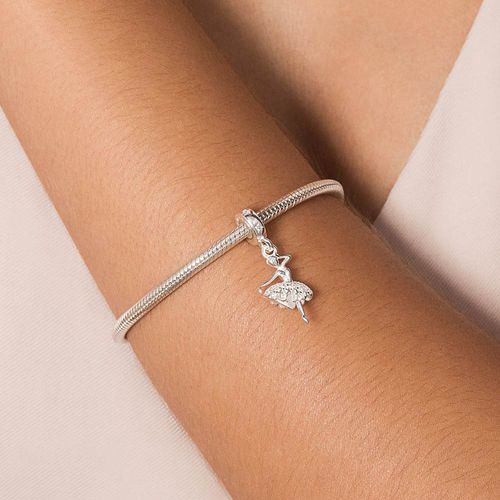 BERLOQUE BAILARINA DE PRATA 925 COM ZIRCÔNIAS