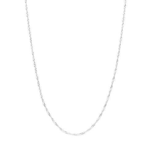 GARGANTILHA SINGAPURA DE PRATA 925