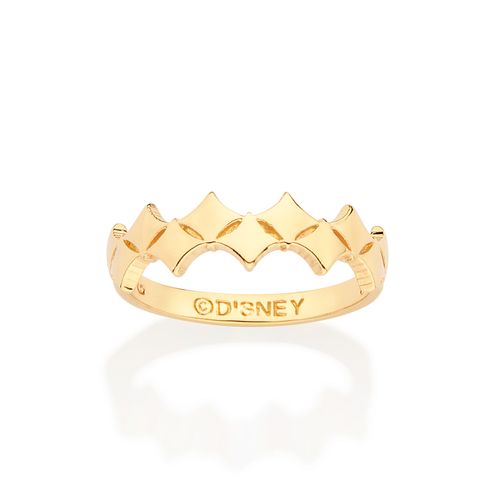 ANEL SKINNY PÓ DE ESTRELAS BANHADO A OURO 18K