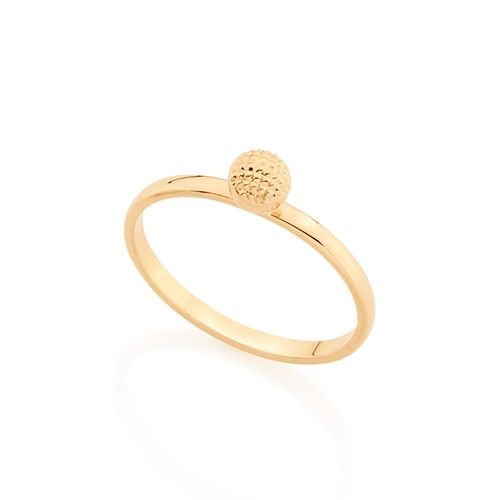 ANEL SKINNY RING BANHADO A OURO 18K