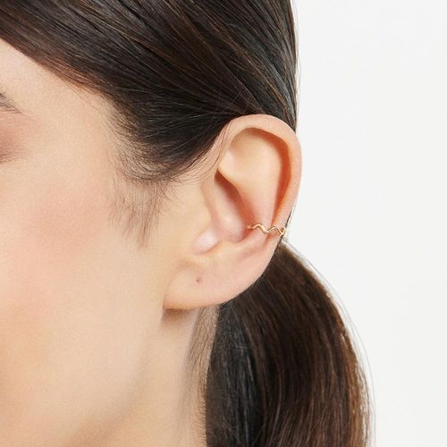 BRINCO PIERCING DE PRESSÃO BANHADO A OURO 18K