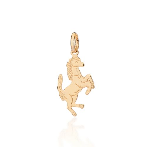 PINGENTE CAVALO BANHADO A OURO 18K