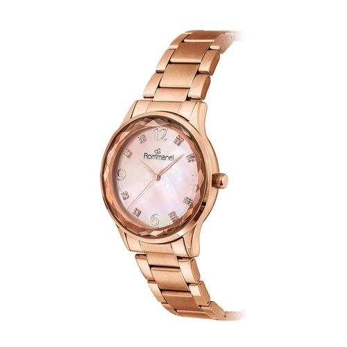 RELÓGIO ANALÓGICO SOCIAL ROSE