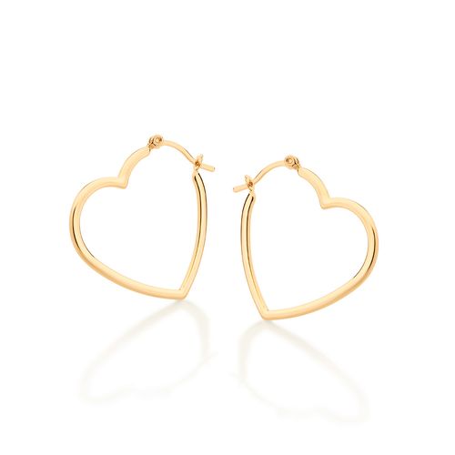 BRINCO BANHADO A OURO 18K FORMATO ARGOLA