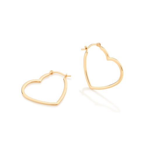 BRINCO BANHADO A OURO 18K FORMATO ARGOLA