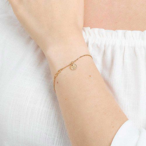 PULSEIRA INFINITO E LETRA BANHADA A OURO 18K -LETRA Z