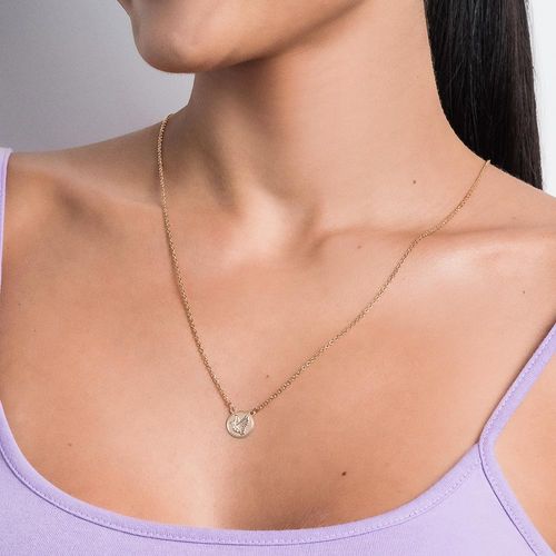 ESCAPULÁRIO ESPÍRITO SANTO BANHADO A OURO 18K