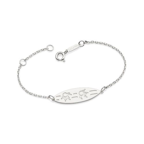 PULSEIRA PRANCHA DE SURF DE PRATA 925