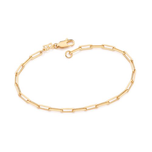 PULSEIRA ELOS CADEADOS BANHADA A OURO 18K