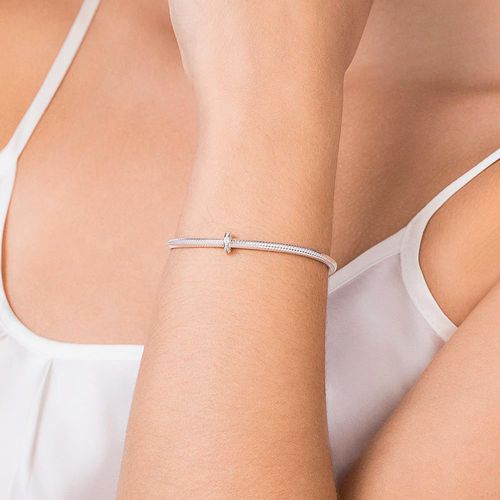 BERLOQUE STOPPER SEPARADOR DE PRATA 925 COM ZIRCÔNIAS