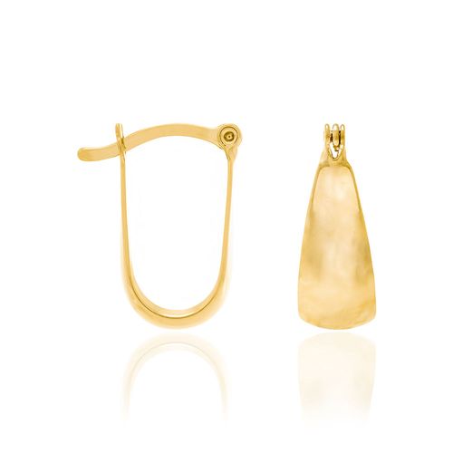 BRINCO ARGOLA BANHADO A OURO 18K