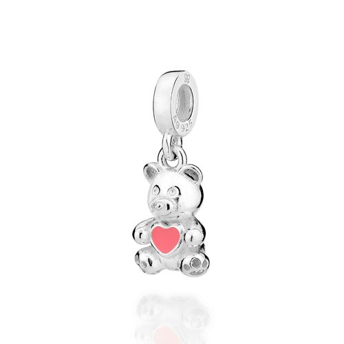 BERLOQUE URSO COM APLICAÇÃO DE RESINA DE PRATA MACIÇA 925