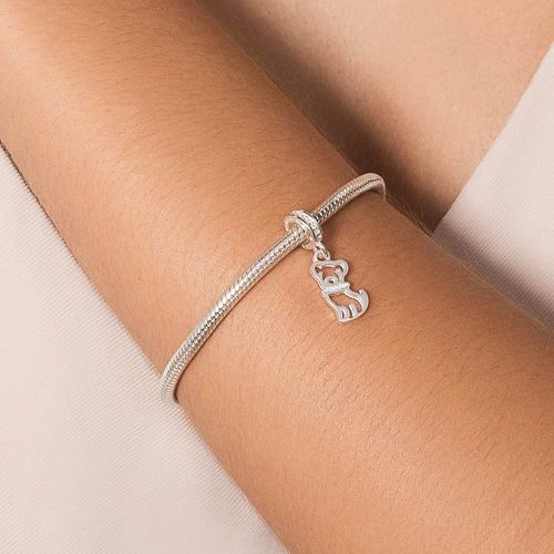 BERLOQUE CACHORRO DE PRATA 925 COM ZIRCÔNIAS