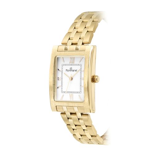 RELÓGIO ANALÓGICO SOCIAL DOURADO