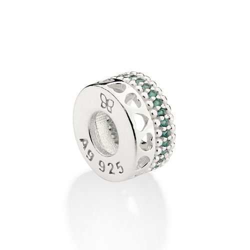 BERLOQUE STOPPER SEPARADOR DE PRATA COM ZIRCÔNIAS