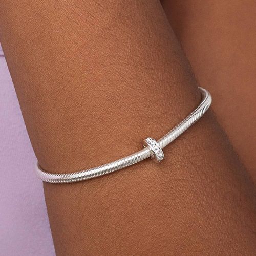 BERLOQUE STOPPER SEPARADOR DE PRATA COM ZIRCÔNIAS