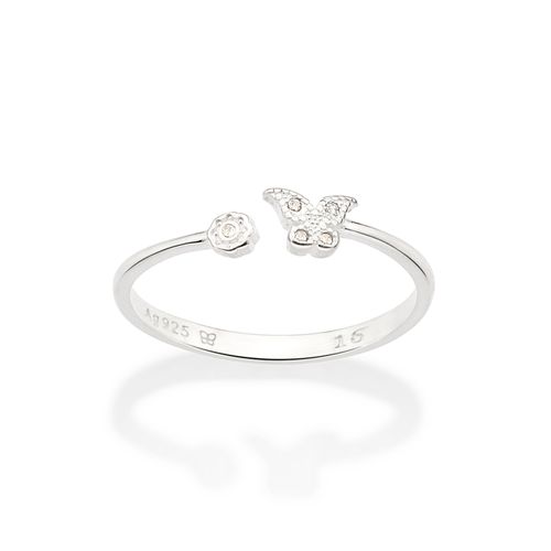 ANEL AJUSTÁVEL DE PRATA 925 COM ZIRCÔNIAS