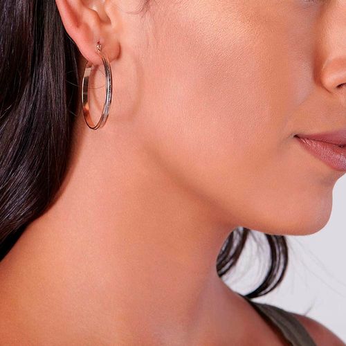 BRINCO ARGOLA BANHADO A OURO 18K