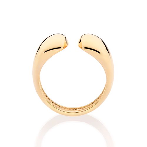 ANEL AJUSTÁVEL BANHADO A OURO 18K