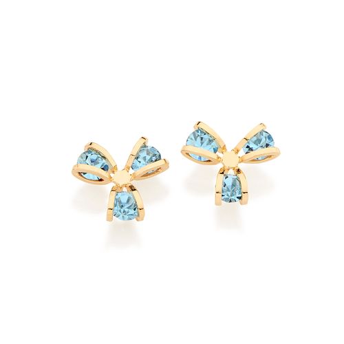 BRINCO BANHADO A OURO 18K COM ZIRCÔINIAS