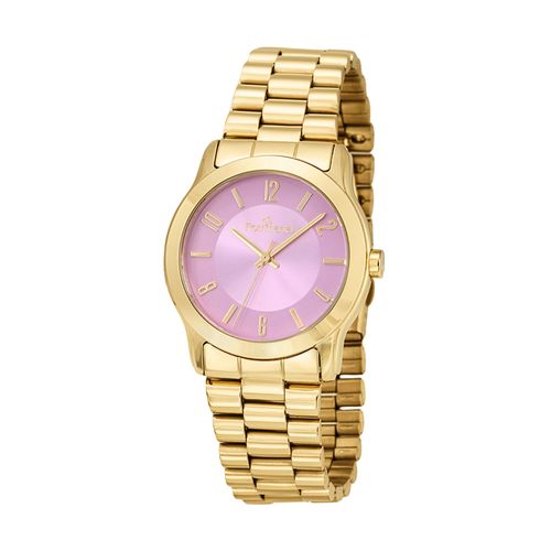 RELÓGIO ANALÓGICO SOCIAL DOURADO