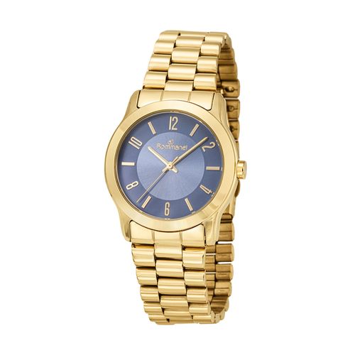 RELÓGIO ANALÓGICO SOCIAL DOURADO