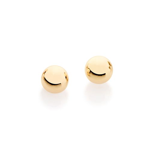 BRINCO ESFERA BANHADO A OURO 18K
