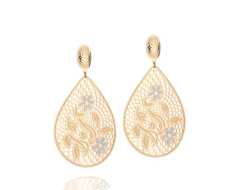 Brincos  JOIA BANHADA OURO 18K
