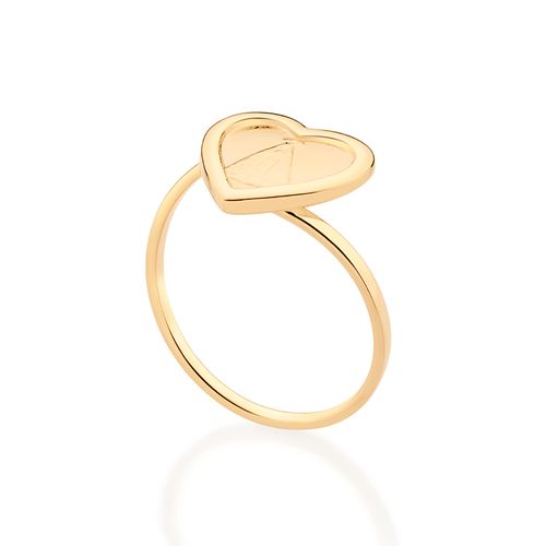 ANEL SKINNY NOSSA SENHORA APARECIDA BANHADO A OURO 18K