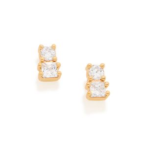 BRINCO BANHADO A OURO 18K COM ZIRCÔNIAS