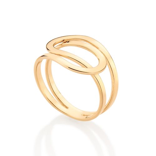 MAXI ANEL BANHADO A OURO 18K