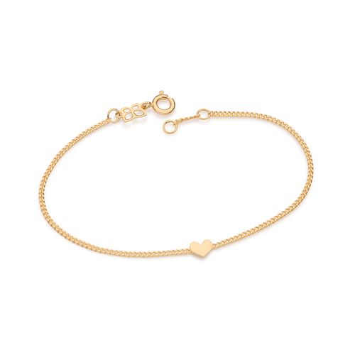 PULSEIRA COM CORAÇÃO BANHADA A OURO 18K