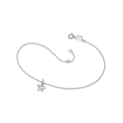 TORNOZELEIRA ESTRELA DO MAR DE PRATA MACIÇA 925