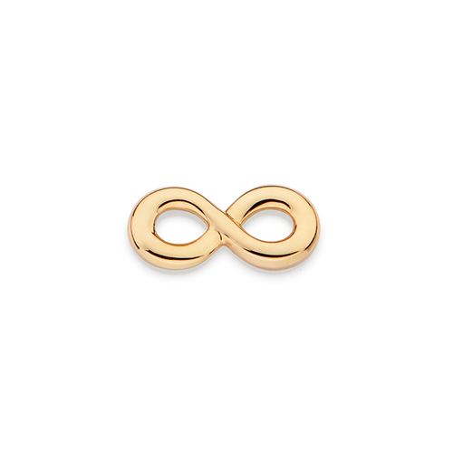 PINGENTE FLUTUANTE INFINITO BANHADO A OURO 18K