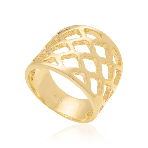 ANEL BANHADO A OURO 18K