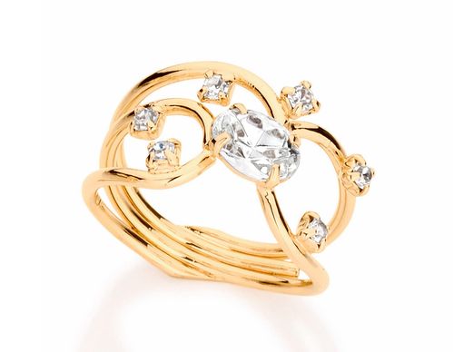 Anéis  JOIA BANHADA OURO 18K