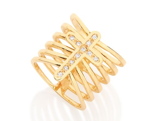 Anéis  JOIA BANHADA OURO 18K