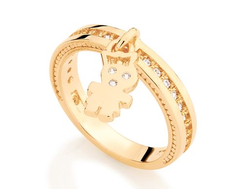 Anéis  JOIA BANHADA OURO 18K