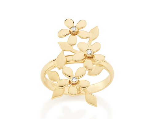 Anéis  JOIA BANHADA OURO 18K