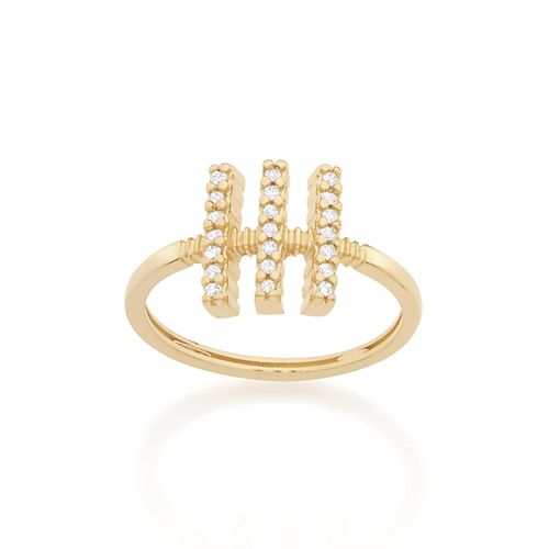 ANEL BANHADO A OURO 18K