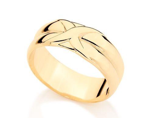 ANEL BANHADO A OURO 18K