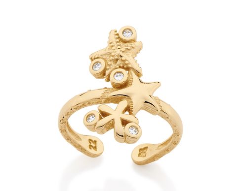 Anéis  JOIA BANHADA OURO 18K