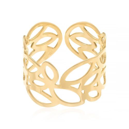 ANEL BANHADO A OURO 18K