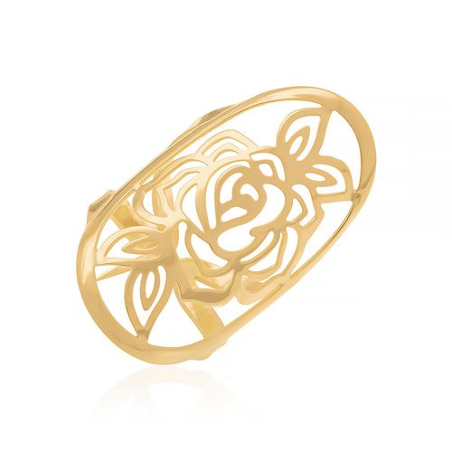 ANEL AJUSTÁVEL BANHADO A OURO 18K