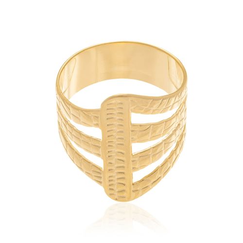 ANEL BANHADO A OURO 18K