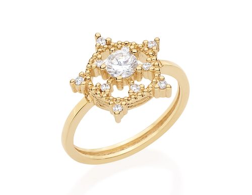 Anéis  JOIA BANHADA OURO 18K